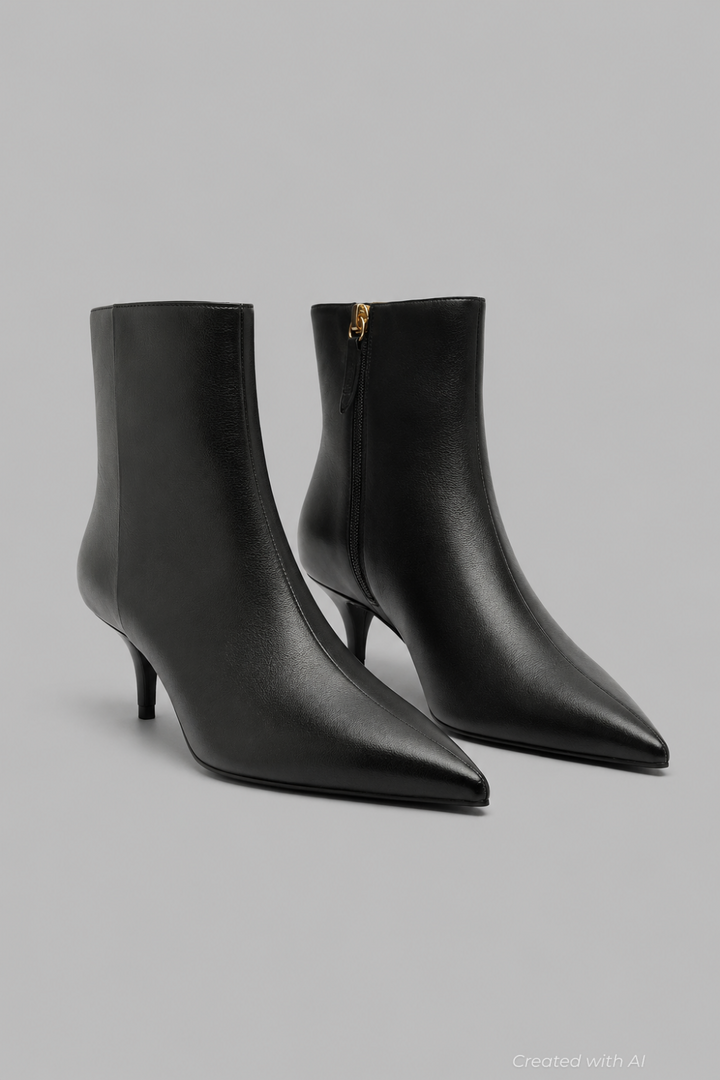 Women’s Mikki Mid Booties - Black - Bootie