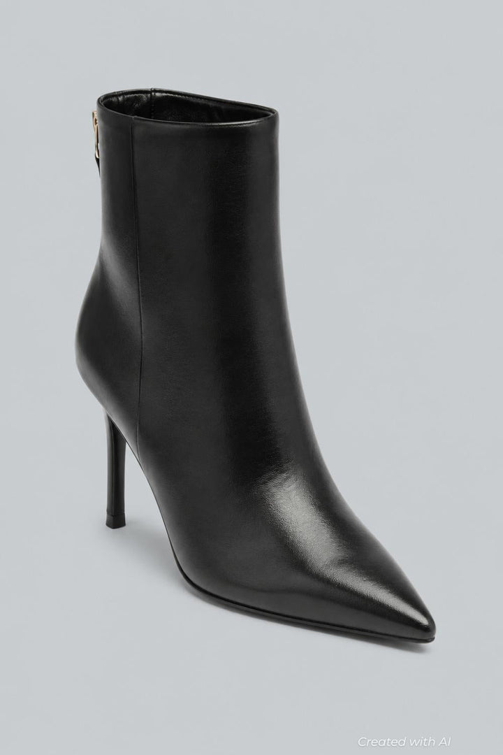 Women’s Mikki Pointed Toe High Heel - Black - Bootie