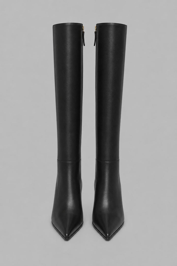 Women’s Mikki Up Block Heel Boots - Black - Boots