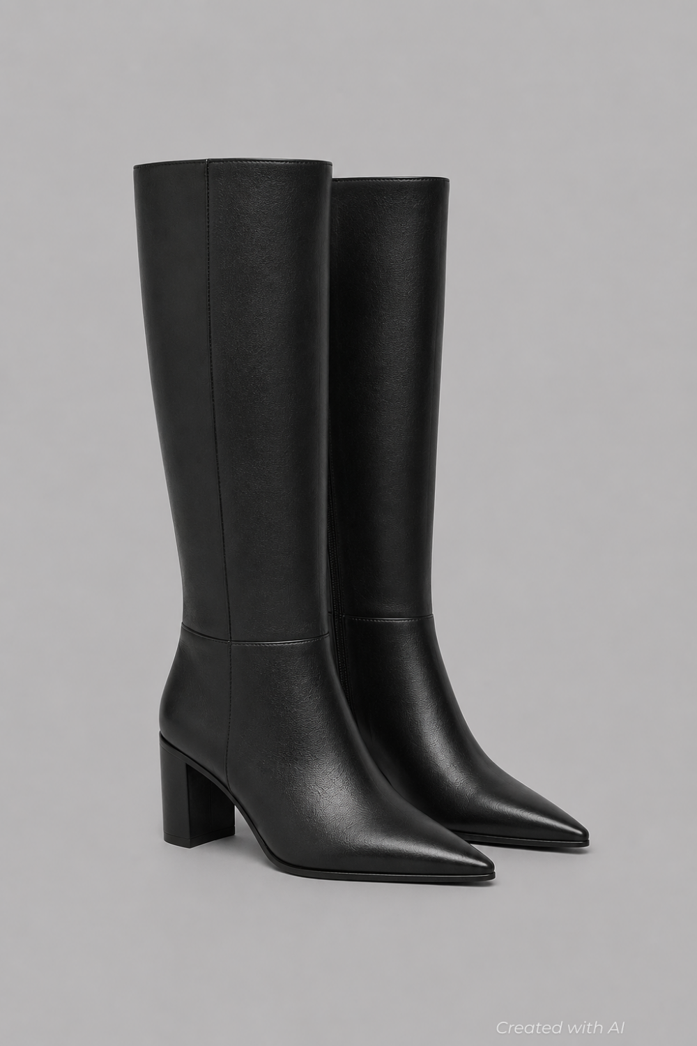 Women’s Mikki Up Block Heel Boots - Black - Boots