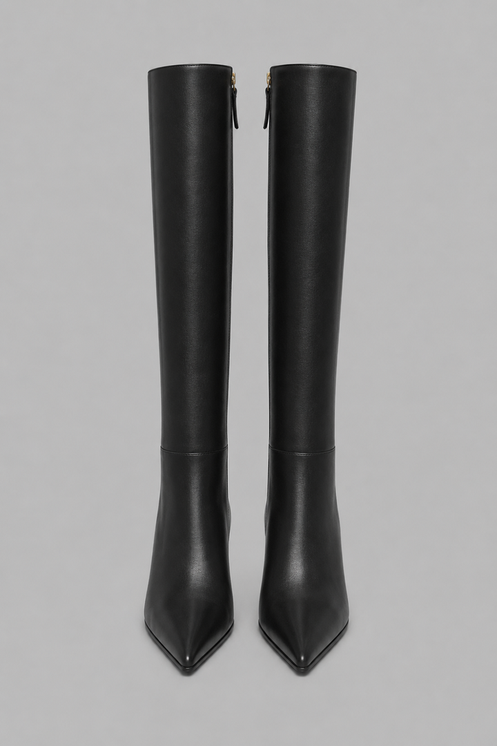 Women’s Mikki Up Block Heel Boots - Black - Boots