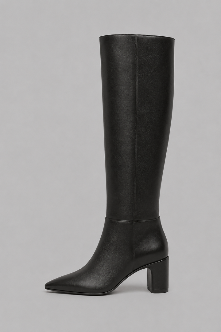 Women’s Mikki Up Block Heel Boots - Black - Boots