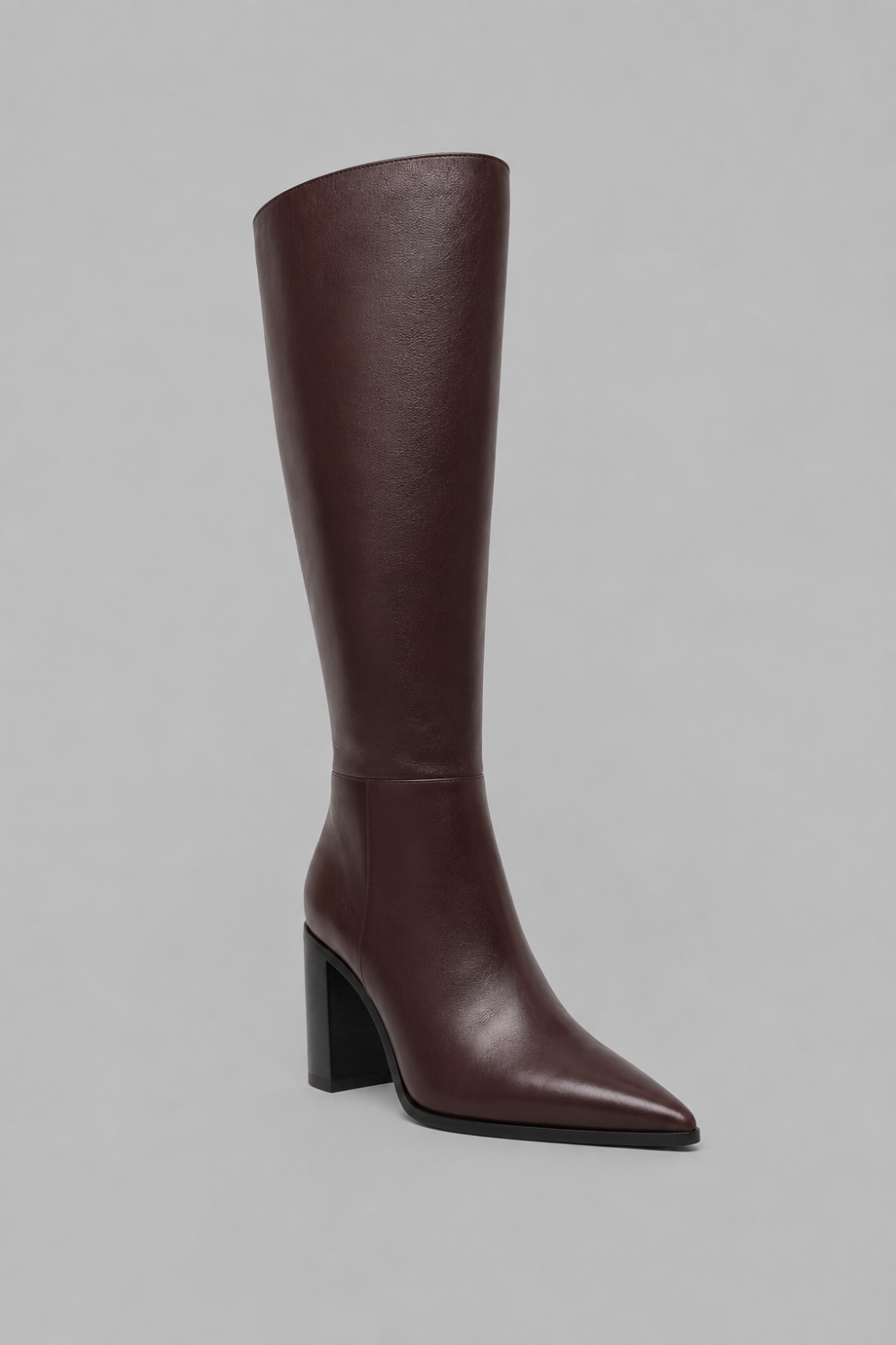 Women’s Mikki Up Block Heel Boots - Dark Chocolate - 7.5 - Boots