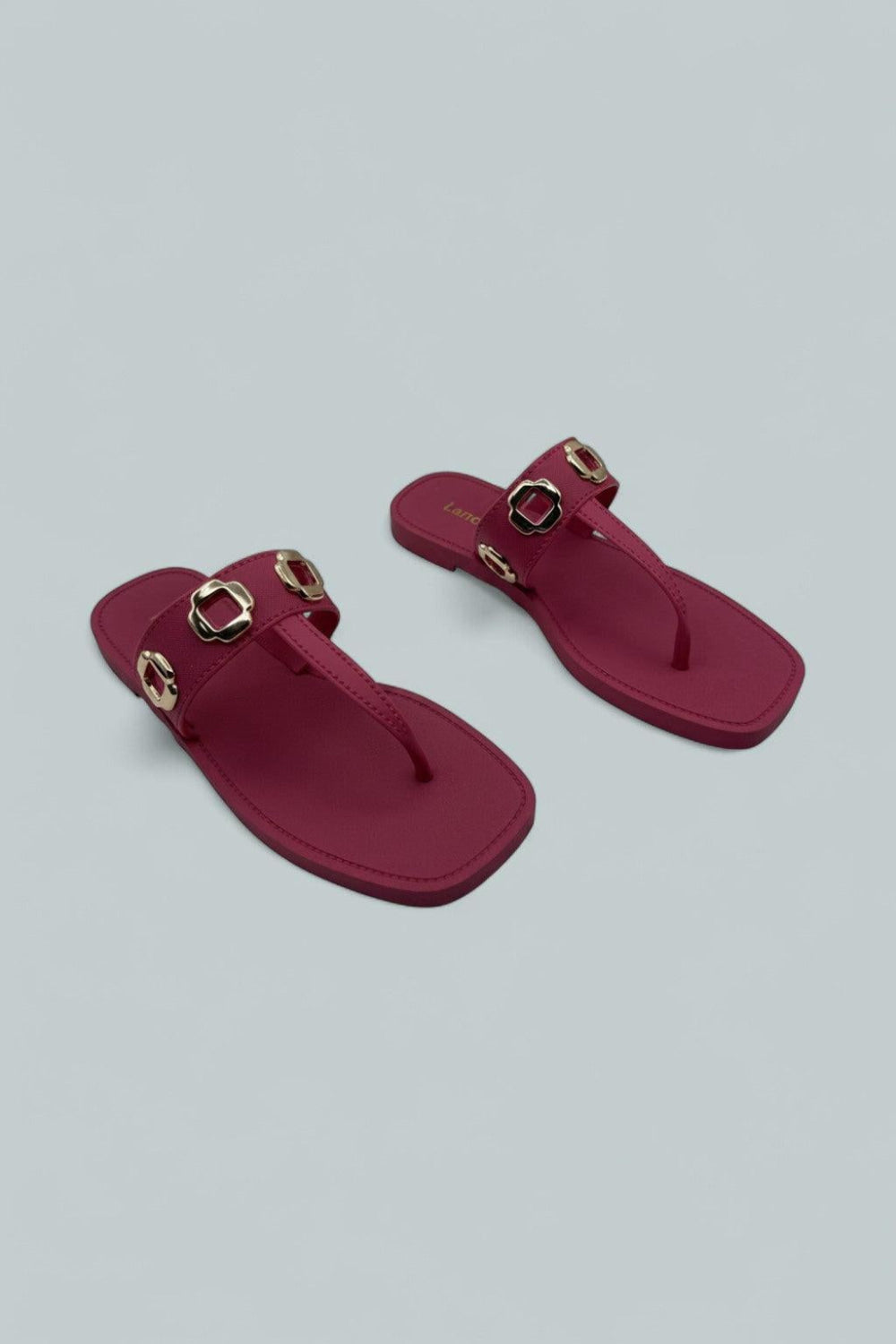 Women’s Milan Grommet Thong Sandals - Pink - US 6/7 - Sandals