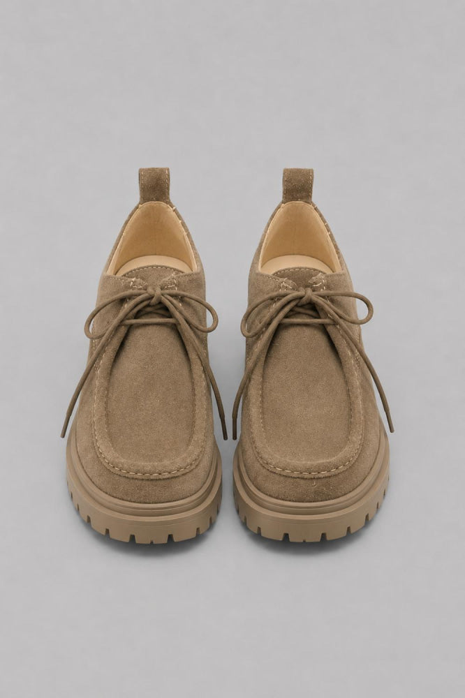 Women’s Milza Loafer Flats - Olive Suede - 7.5 - Loafers