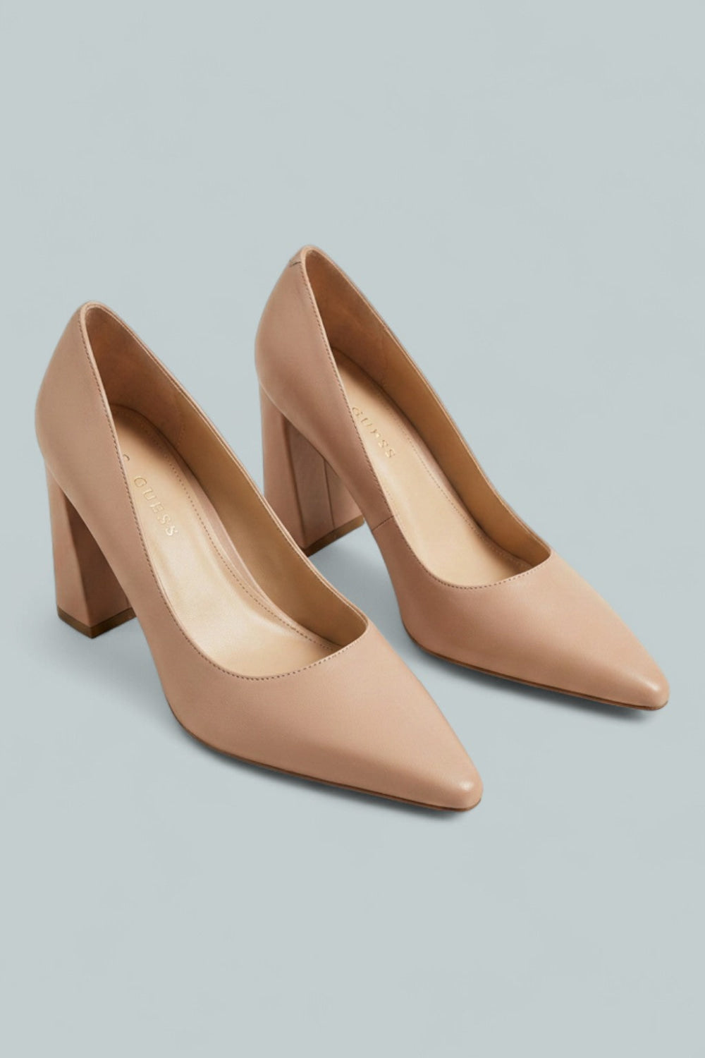 Women’s Minny Pointed Pumps - Light Natural - 9 - Stiletto
