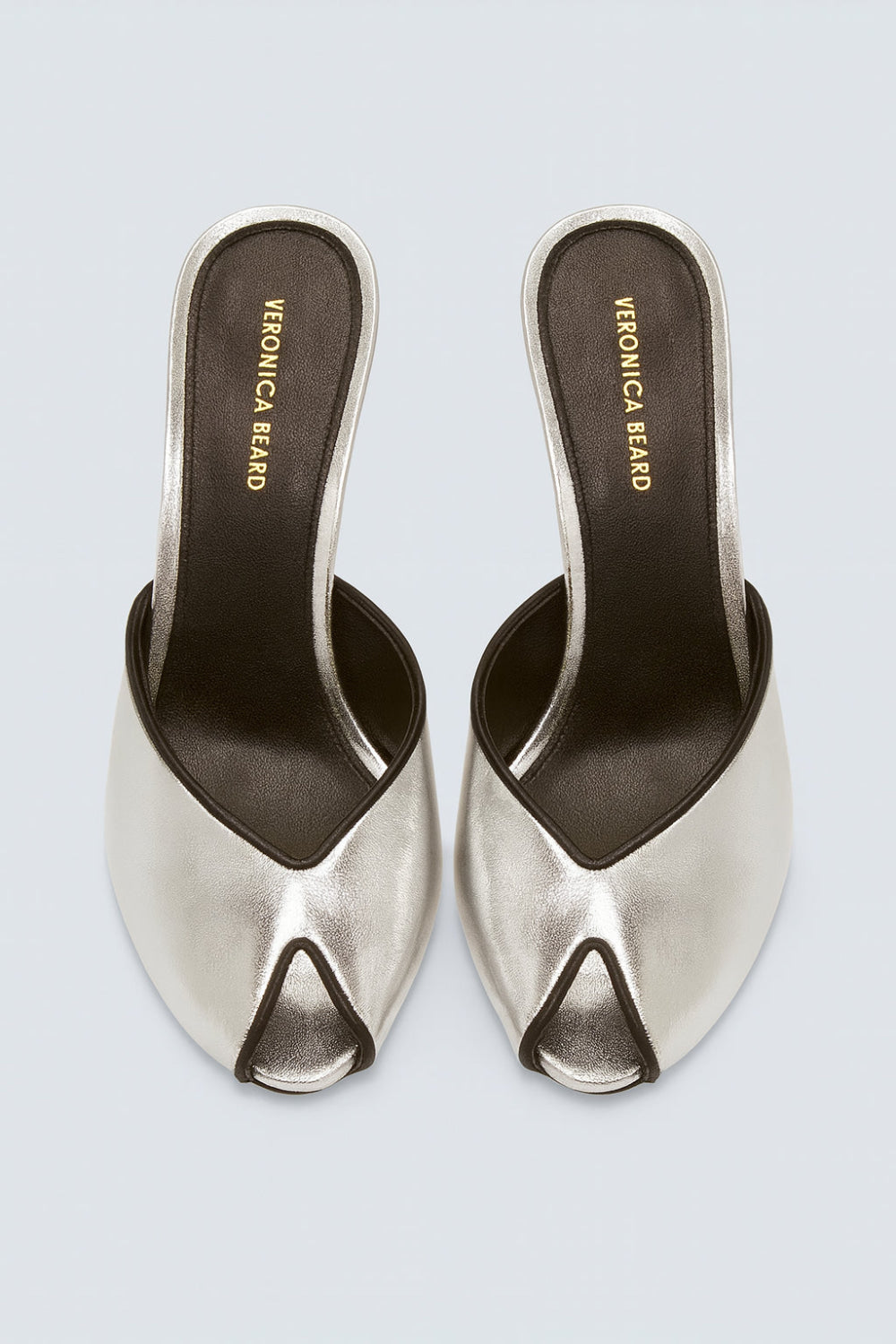 Women’s Mirabel Wedge Pumps - Silver/Black - 8 - Heels