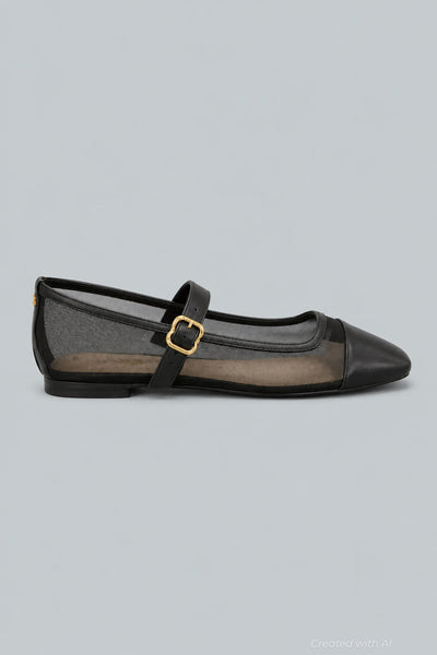 Women’s Miranda Square Toe Mary Jane Shoes - Black - Mary Jane