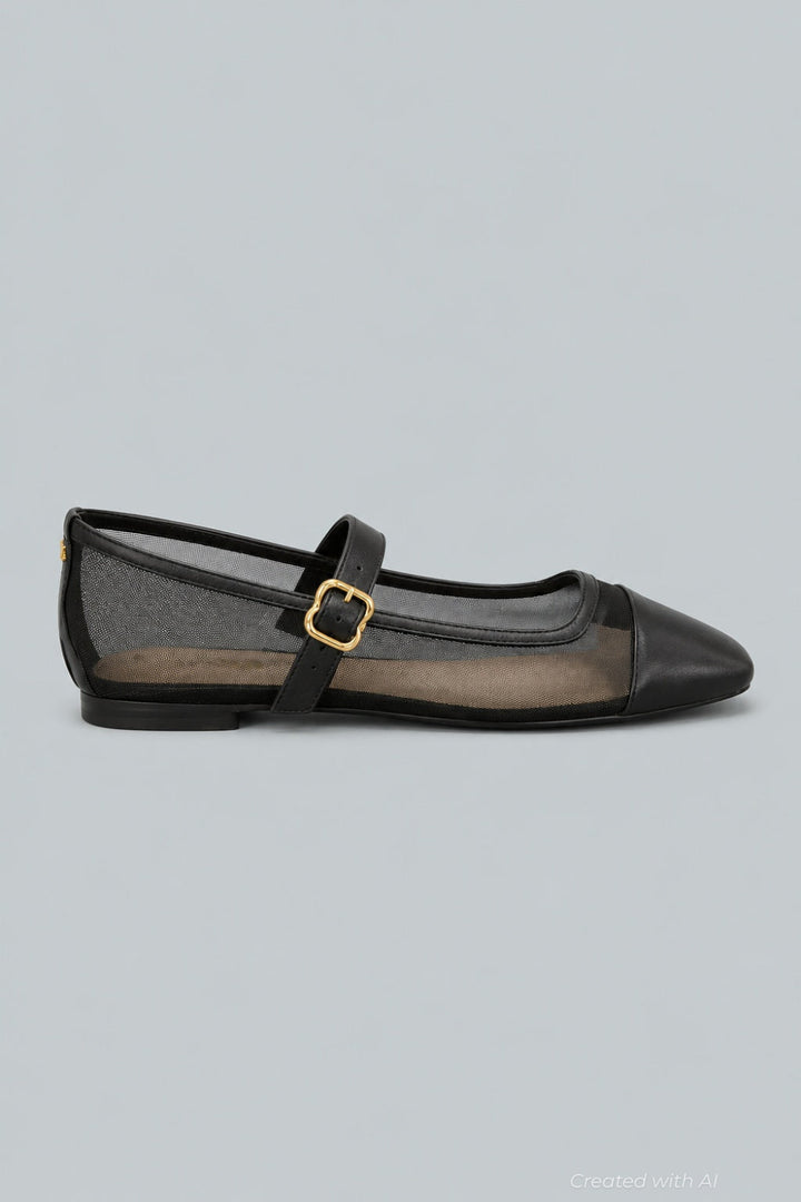 Women’s Miranda Square Toe Mary Jane Shoes - Black - Mary Jane