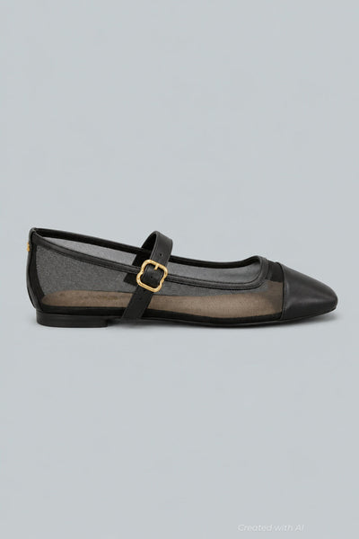Women’s Miranda Square Toe Mary Jane Shoes - Black - Mary Jane