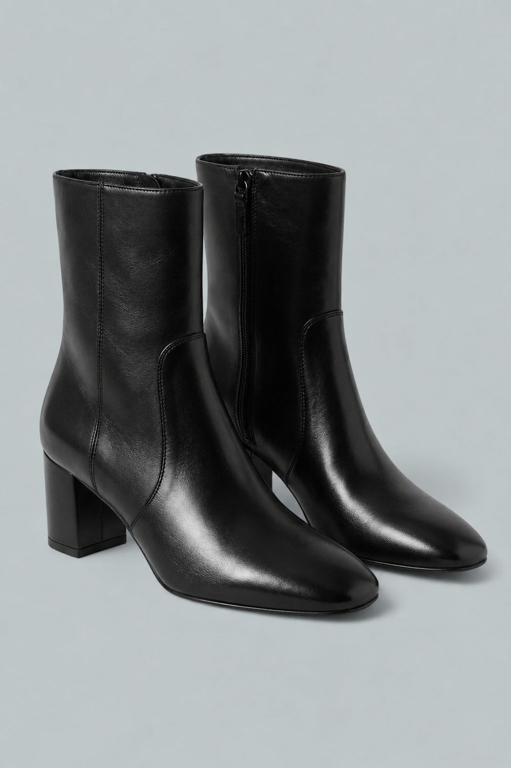 Women’s Miranda Zip Bootie 60 - Black Leather - Bootie