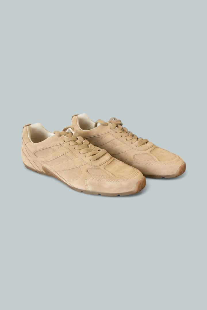 Women’s Mojave Trainer Sneakers - Sand Trail Beige Suede - 9 - Sneaker