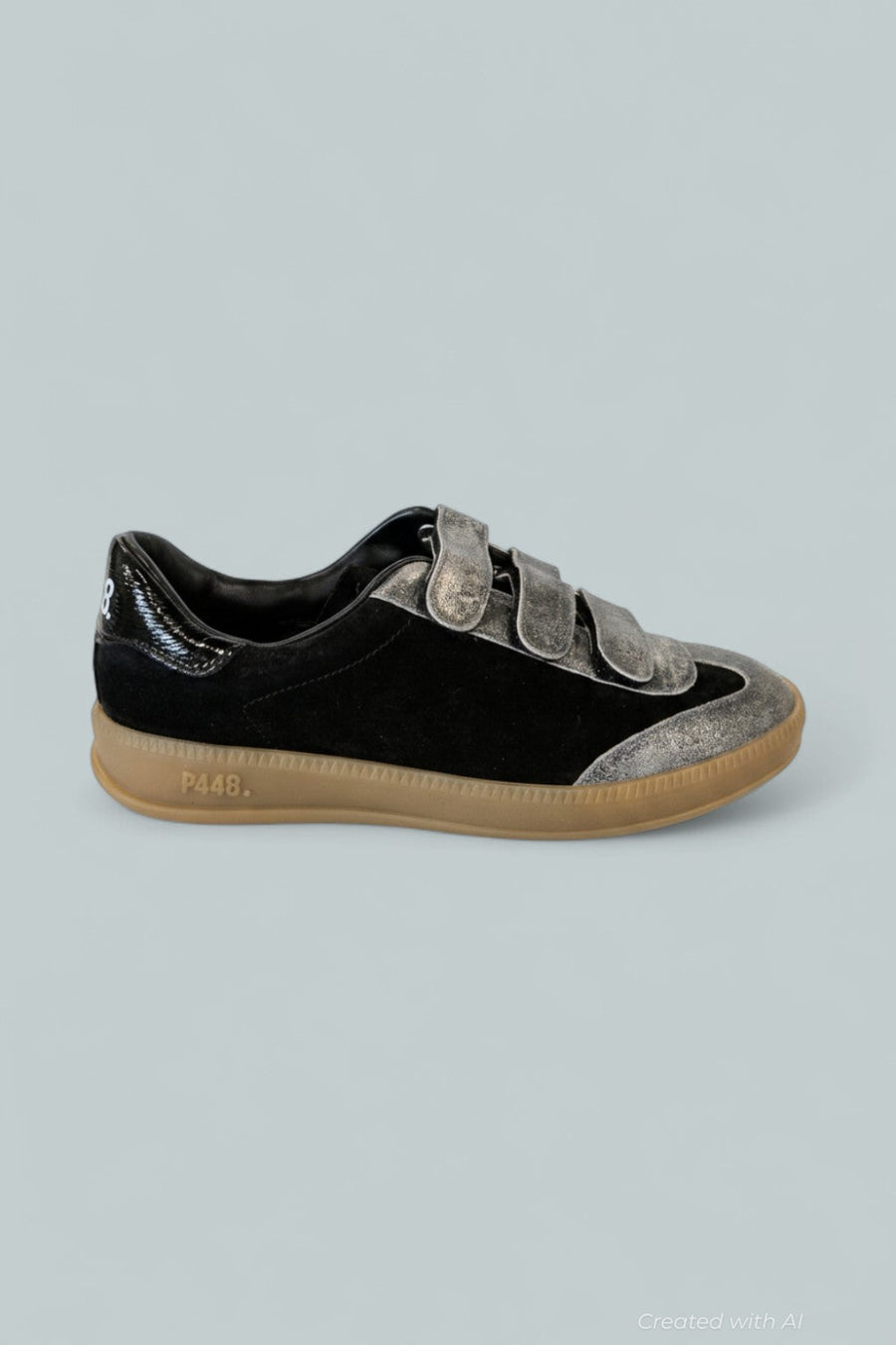 Women’s Monza Low Top Sneakers - Black - 7 US / 37 EU - Sneaker