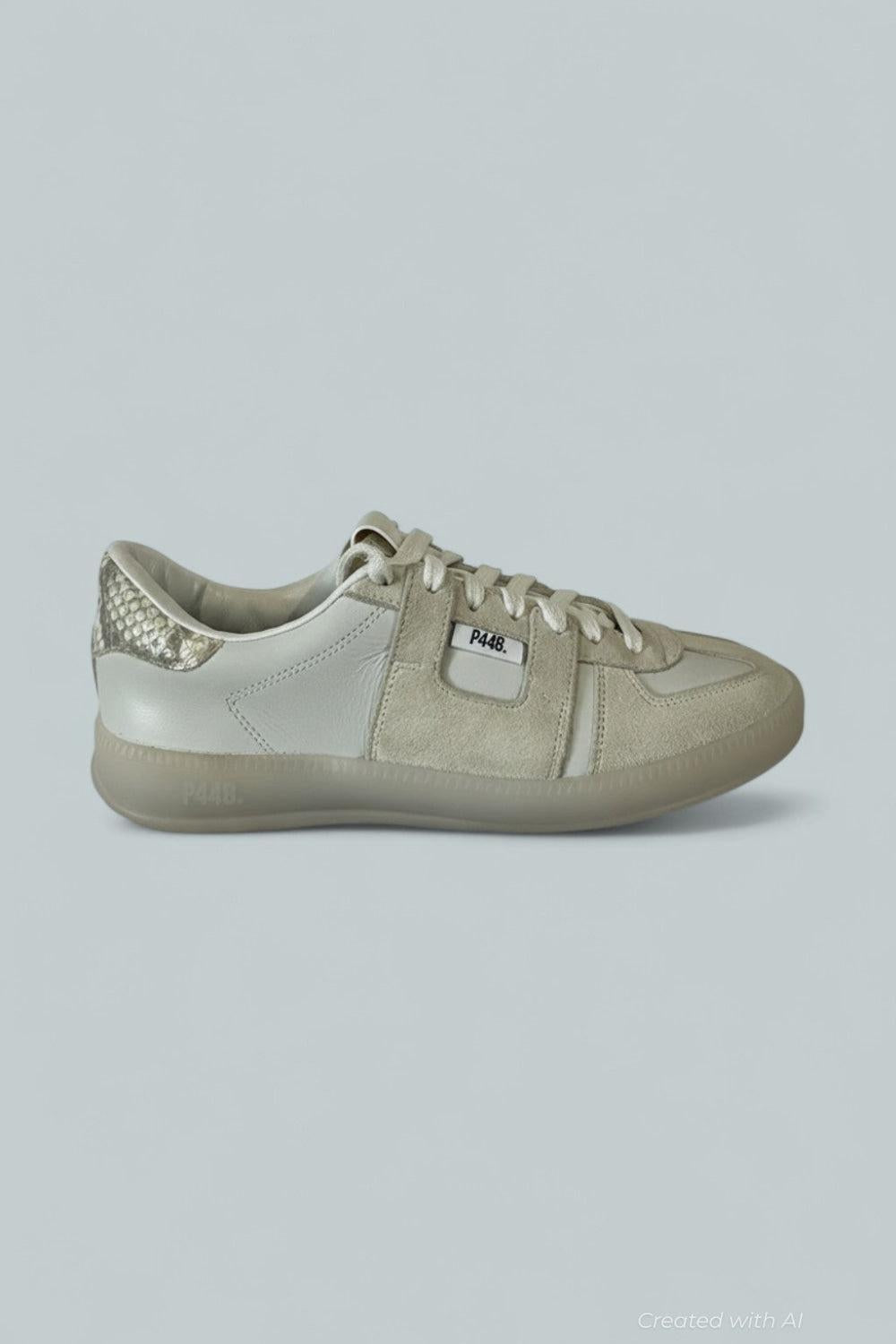 Women’s Monza Sneakers - White Silver - 8 US / 38 EU - Sneaker