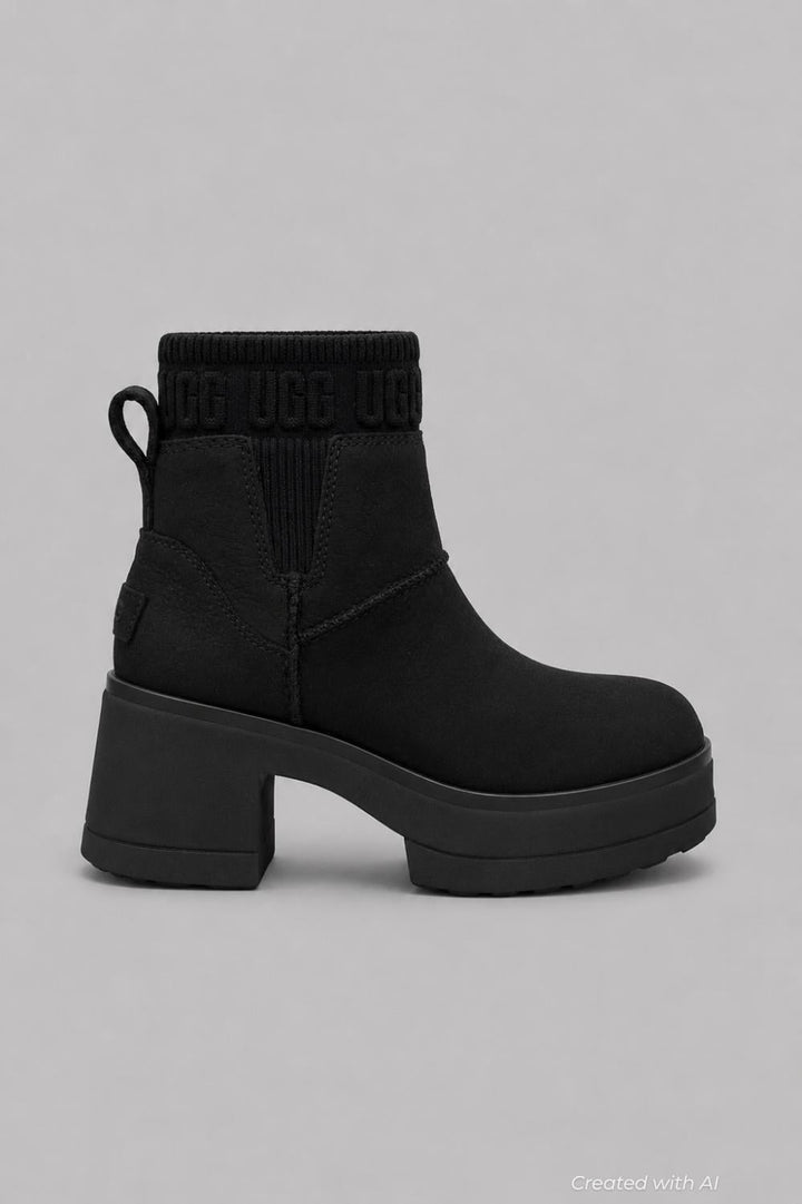 Women’s Moxy Chelsea Leather Boots - Black - Boots