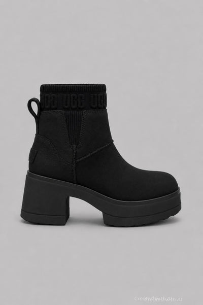 Women’s Moxy Chelsea Leather Boots - Black - Boots