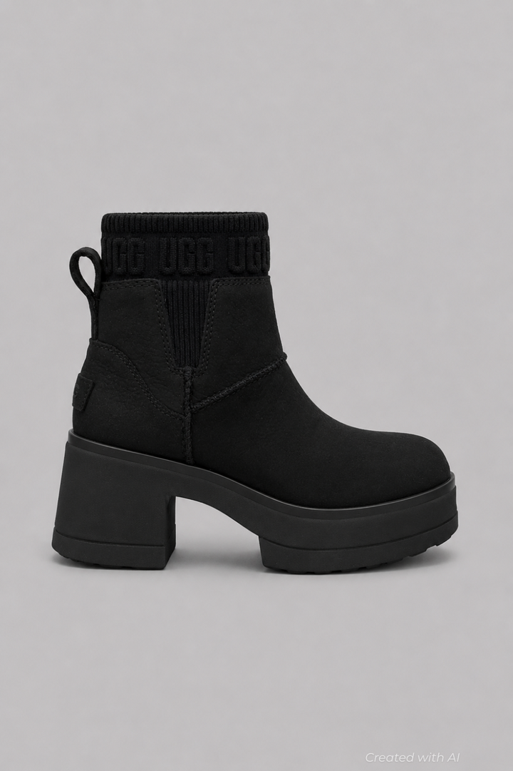 Women’s Moxy Chelsea Leather Boots - Black - Boots
