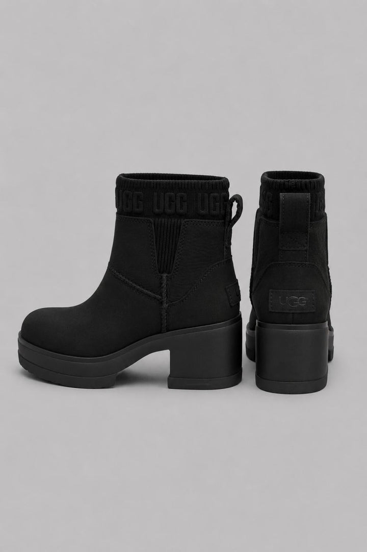 Women’s Moxy Chelsea Leather Boots - Black - Boots