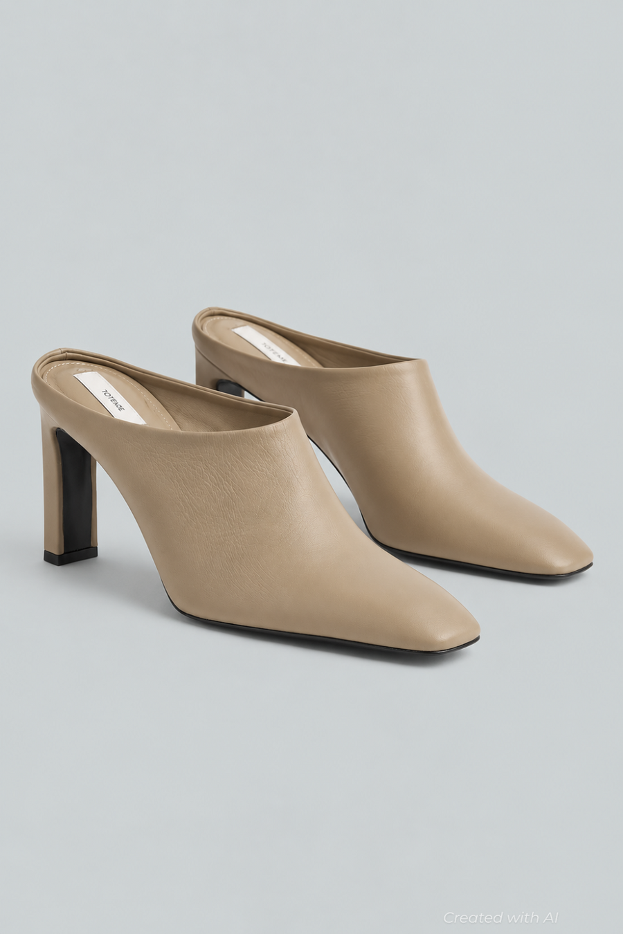 Women’s Mule Pumps - Open Brown - Mules