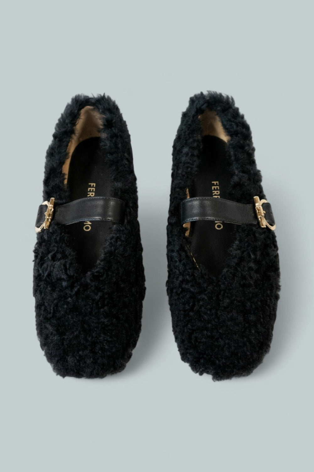 Women’s Nero Buckled Flats - Black - 8 - Flats