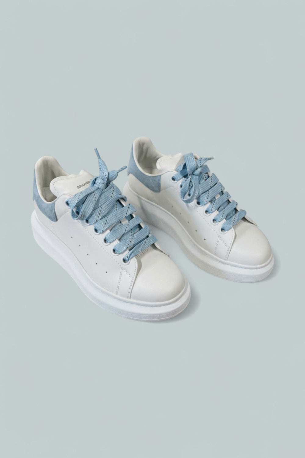 Women’s New Tech Platform Sneakers - Pale Blue/White - 9.5 US / 39.5 EU - Sneaker