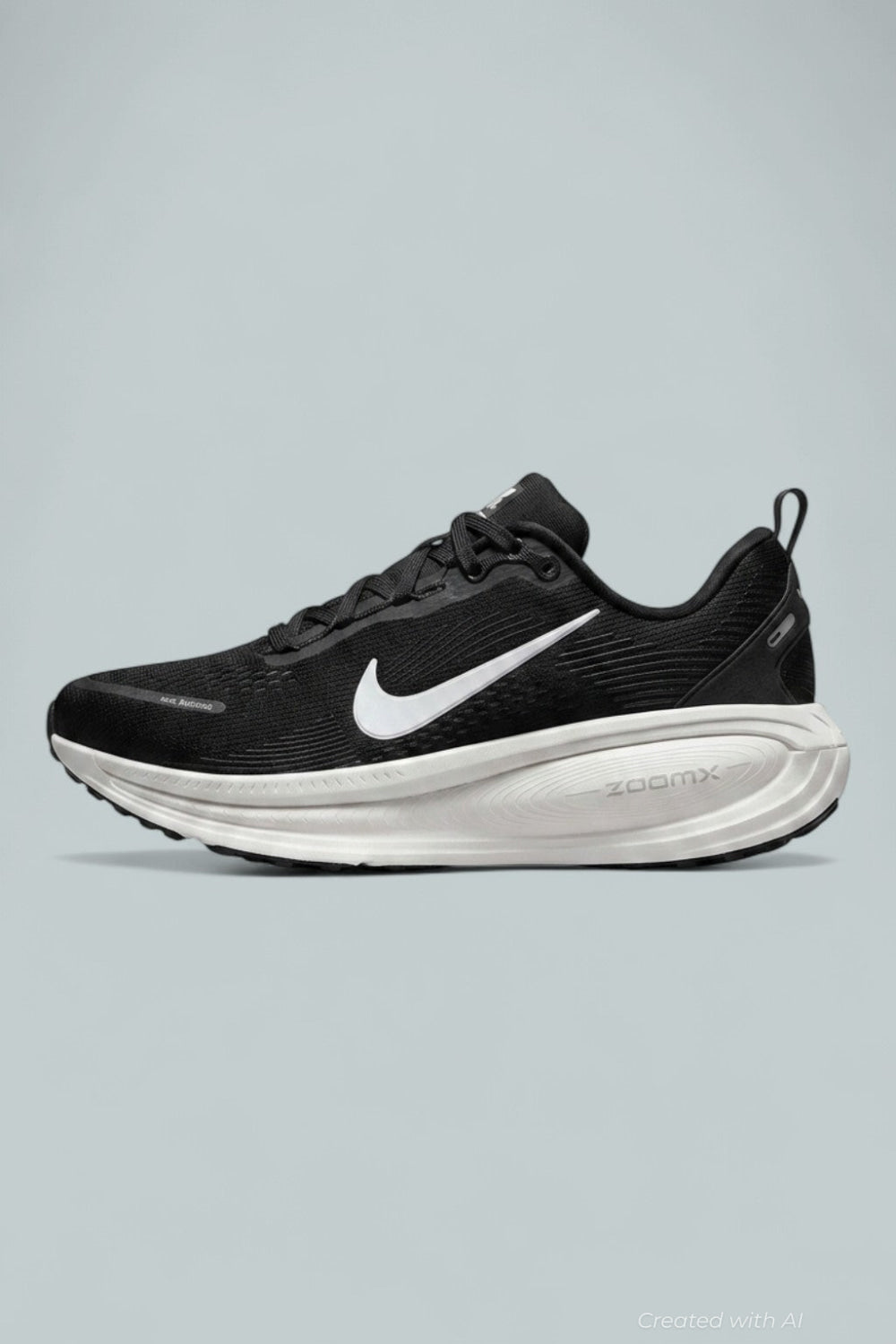 Women’s Nike Vomero 18 Running Shoes - Black/Summit - 9 - Sneaker