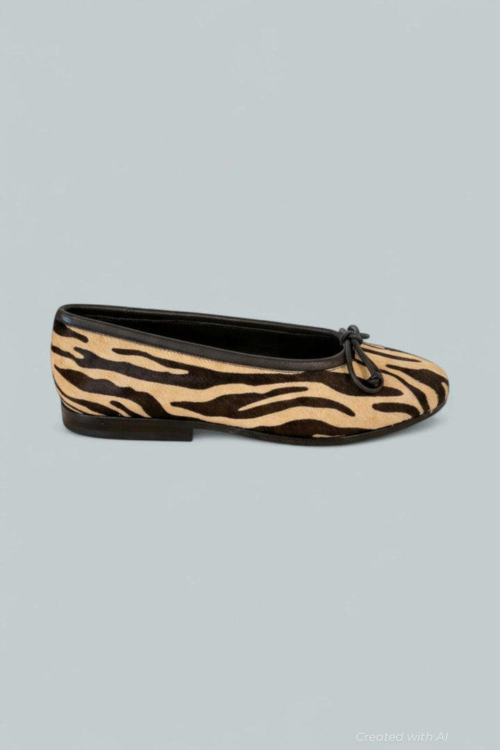 Women’s Noelle Ballet Flats - Zebra - Flats