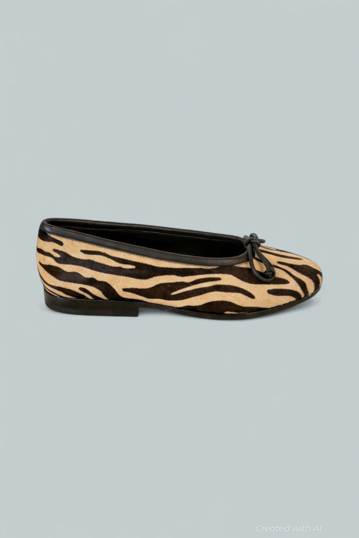 Women’s Noelle Ballet Flats - Zebra - Flats
