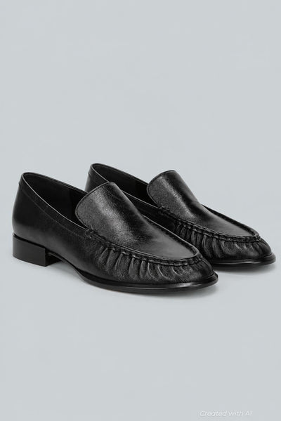 Women’s Nora Leather Loafer - Black - Loafers