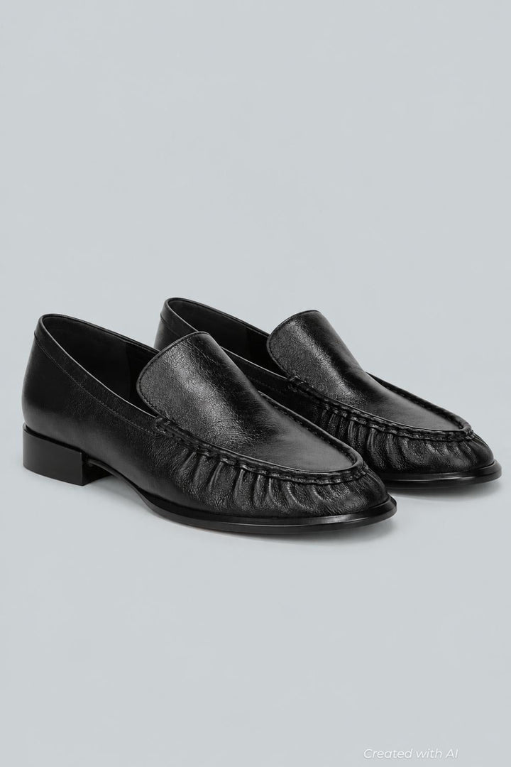 Women’s Nora Leather Loafer - Black - Loafers