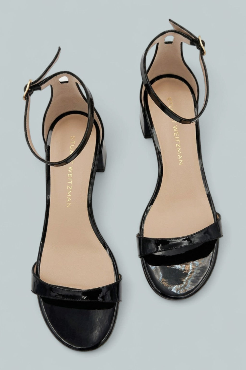 Women’s Nudist Block Heel Sandals - Black - Sandals