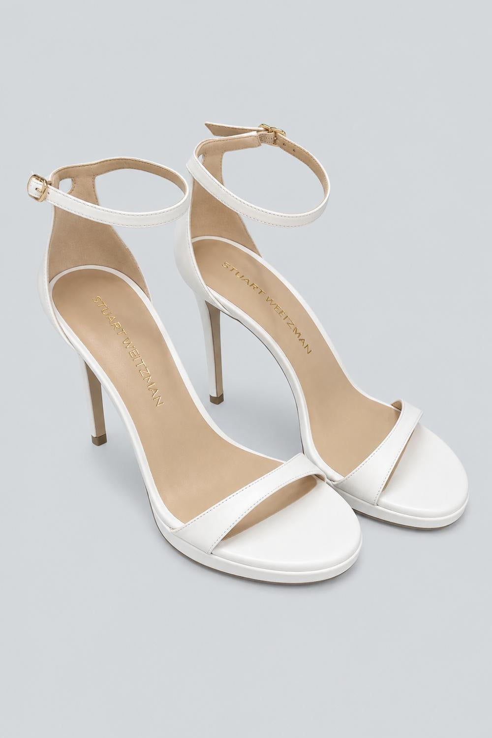 Women’s Nudist Platform High Heel Sandals - Cream - Heels