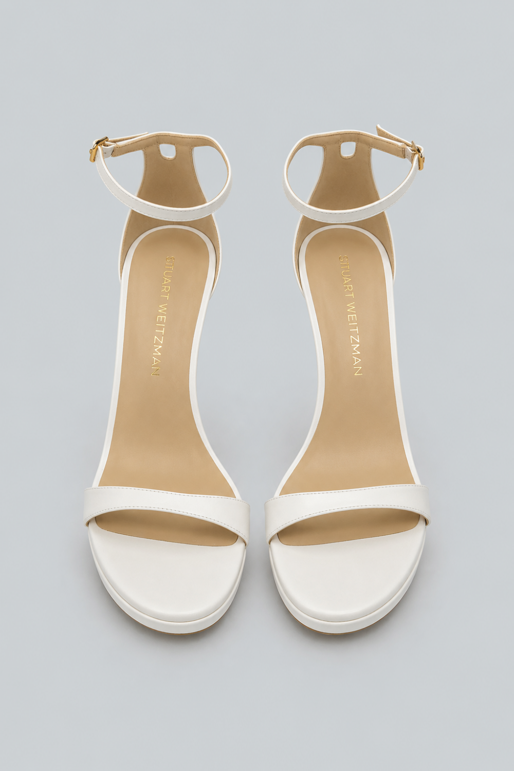 Women’s Nudist Platform High Heel Sandals - Cream - Heels