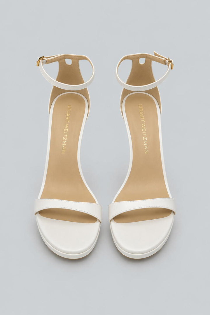Women’s Nudist Platform High Heel Sandals - Cream - Heels