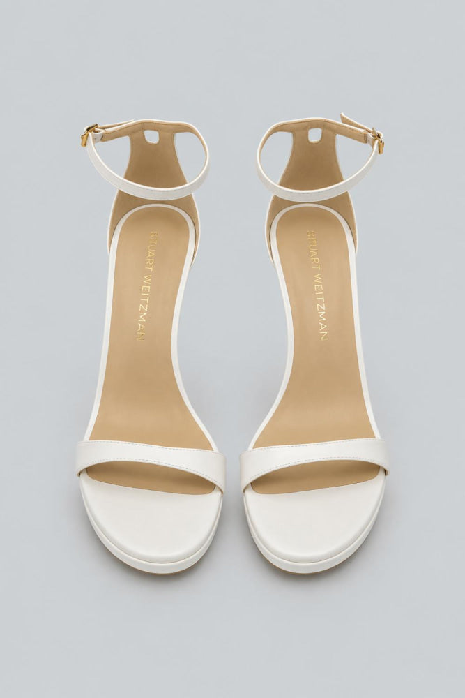 Women’s Nudist Platform High Heel Sandals - Cream - Heels