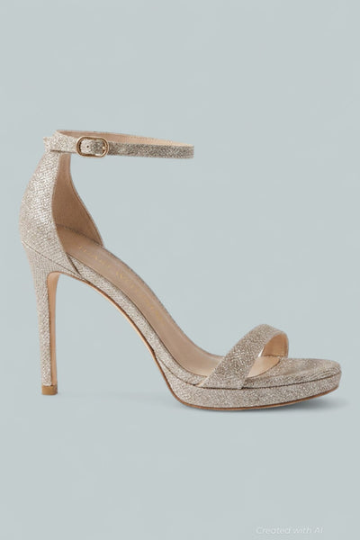 Women’s Nudist Platform High Heel Sandals - Poudre - 8.5 - Sandals