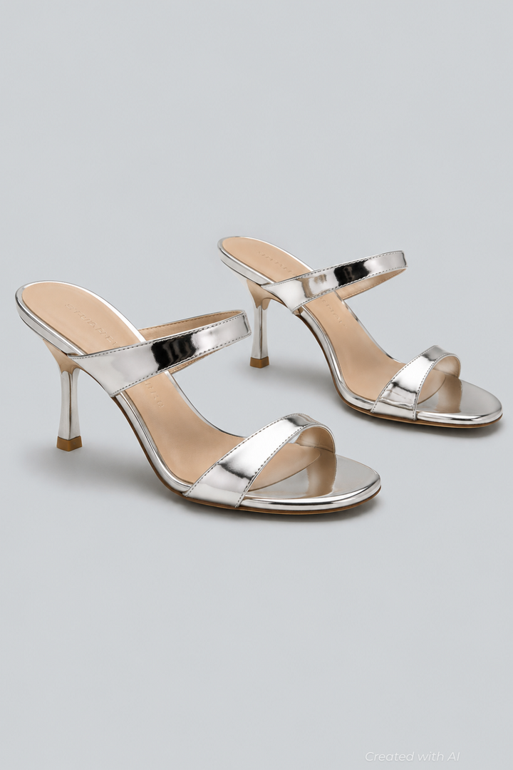 Women’s Nudist Slide 85 Sandals - Silver - 6.5 - Sandal