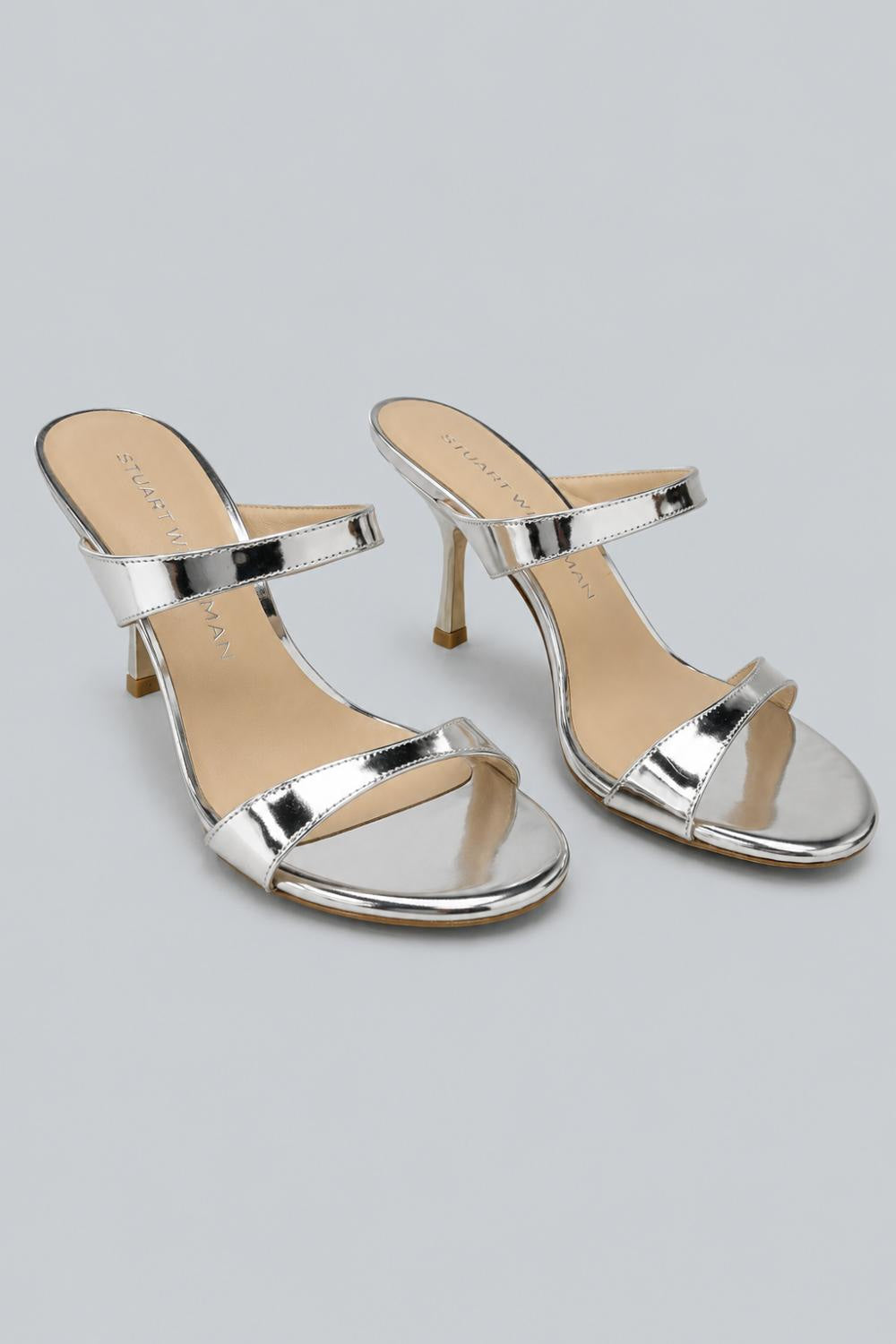 Women’s Nudist Slide 85 Sandals - Silver - 6.5 - Sandal