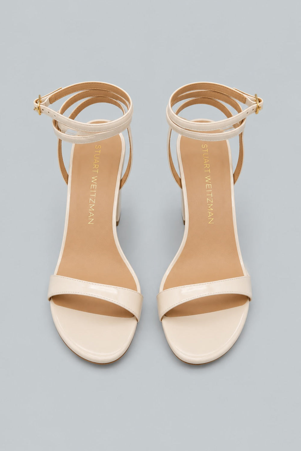 Women’s Nudist Wrap 100 Strappy High Heel Sandals - Cream. - 7 - Sandals