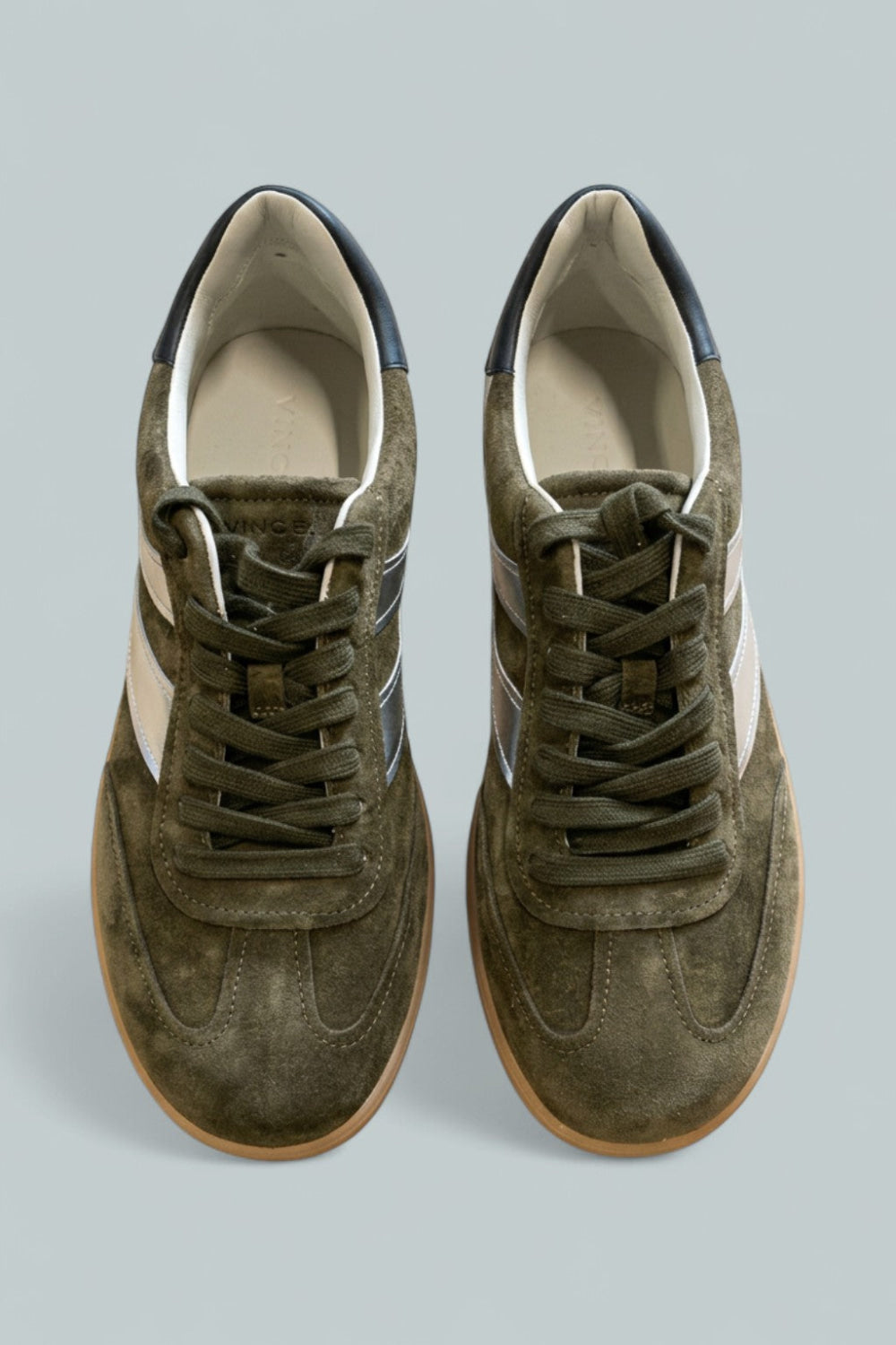 Women’s Oasis Suede & Leather Sneaker - Militare/Silver - 10 - Sneaker