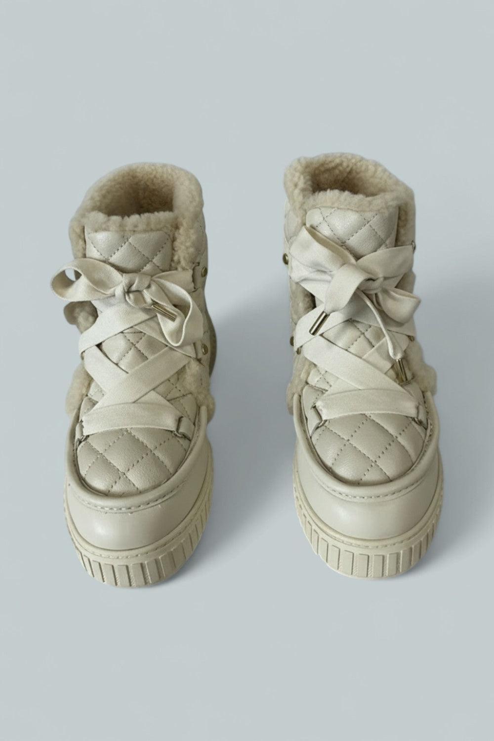 Women’s Ona Ave Alpine Waterproof Boots - Chalk/Sea Salt - 9 - Boots