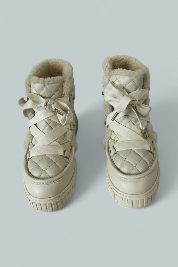 Women’s Ona Ave Alpine Waterproof Boots - Chalk/Sea Salt - 9 - Boots