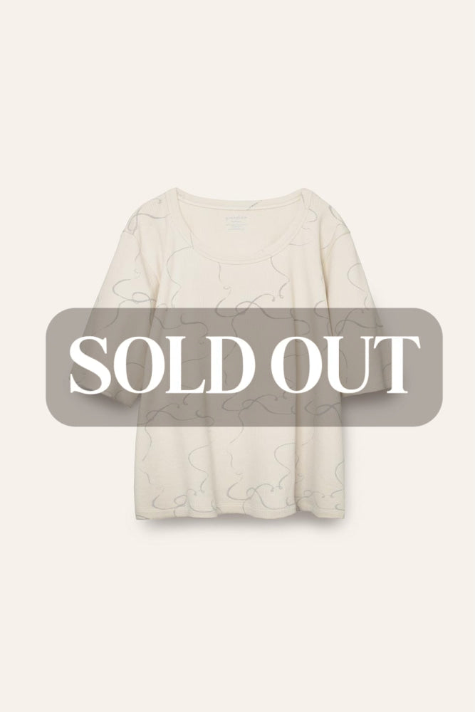 Women’s Organic Pima Cotton Lounge Tee - Breeze - T-shirt