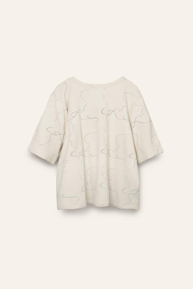Women’s Organic Pima Cotton Lounge Tee - Breeze - T-shirt