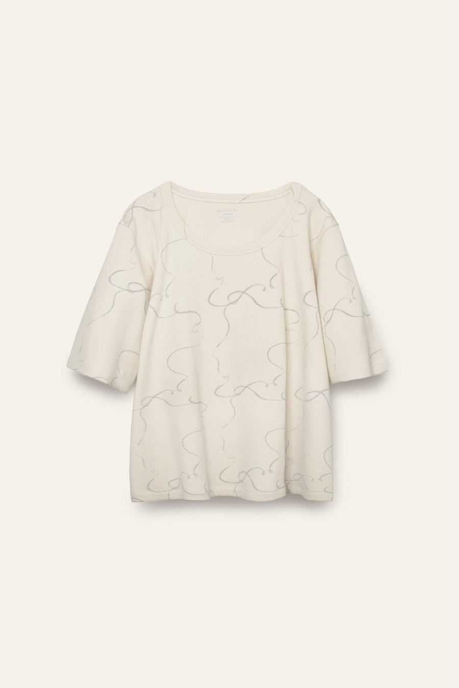 Women’s Organic Pima Cotton Lounge Tee - Breeze - T-shirt