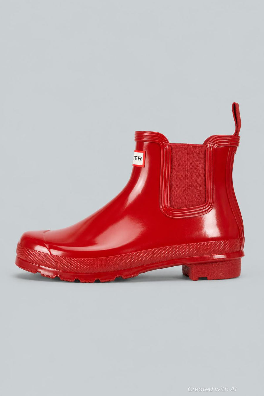 Women’s Original Chelsea Gloss Rain Boots - Military Red - 7 - Boots