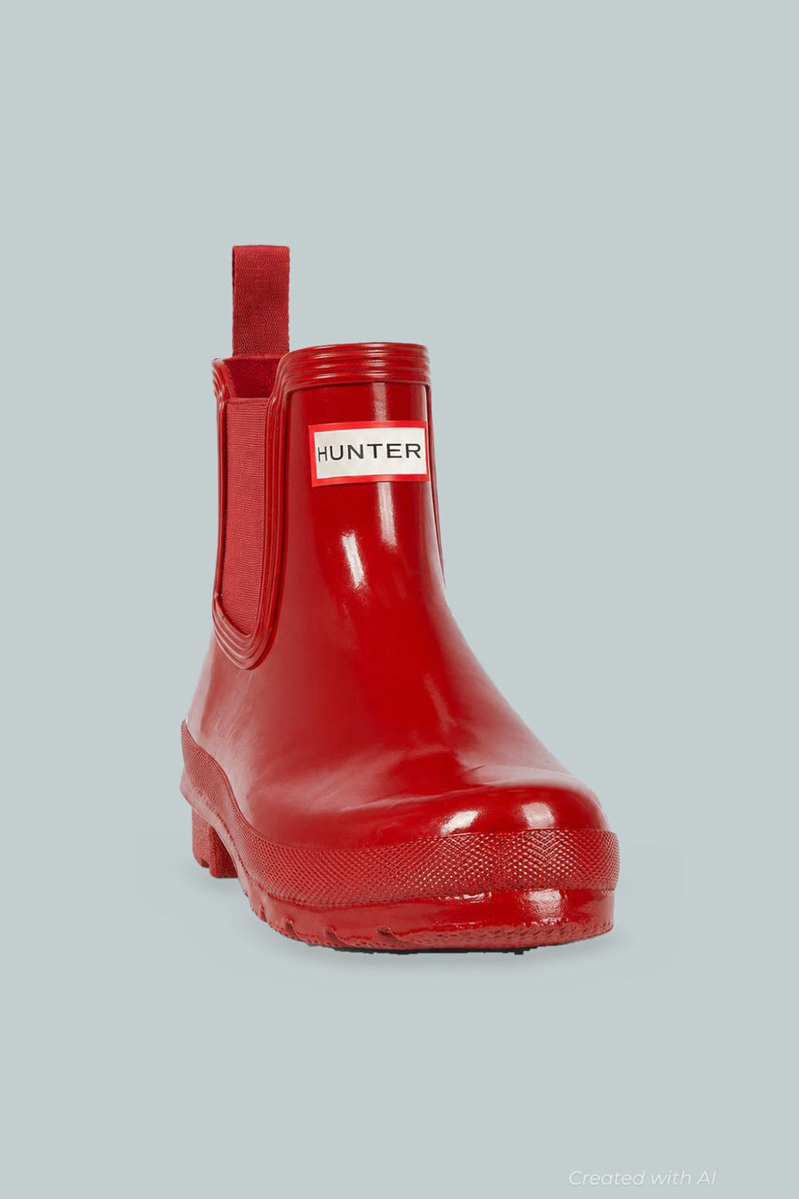 Women’s Original Chelsea Gloss Rain Boots - Military Red - 7 - Boots