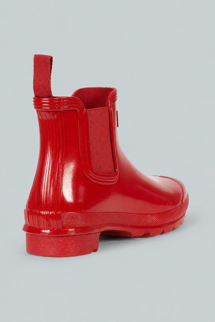 Women’s Original Chelsea Gloss Rain Boots - Military Red - 7 - Boots