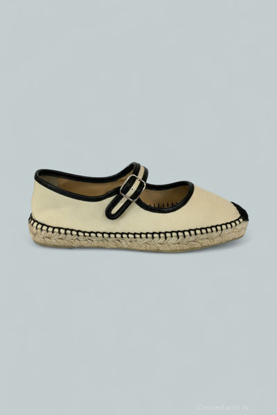 Women’s Padua Mary Jane Espadrilles - Canvas Crudo - Mary Jane