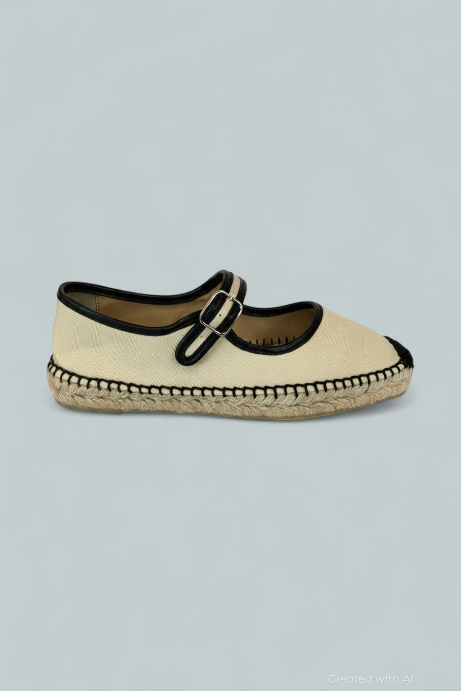 Women’s Padua Mary Jane Espadrilles - Canvas Crudo - Mary Jane